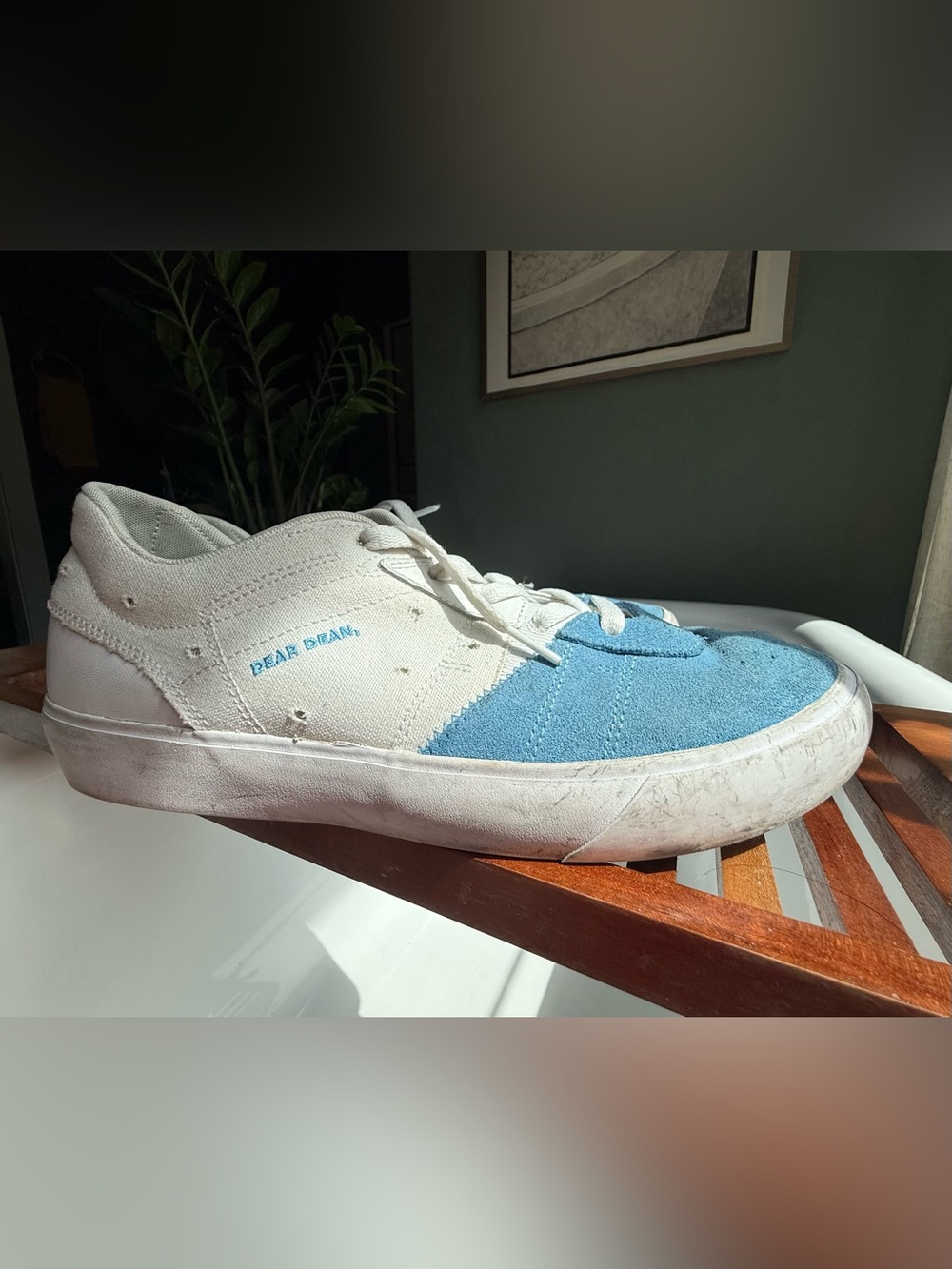 Nike Jordan Series .02 “Dear Dean” White and Light Blue Low Top Sneakers